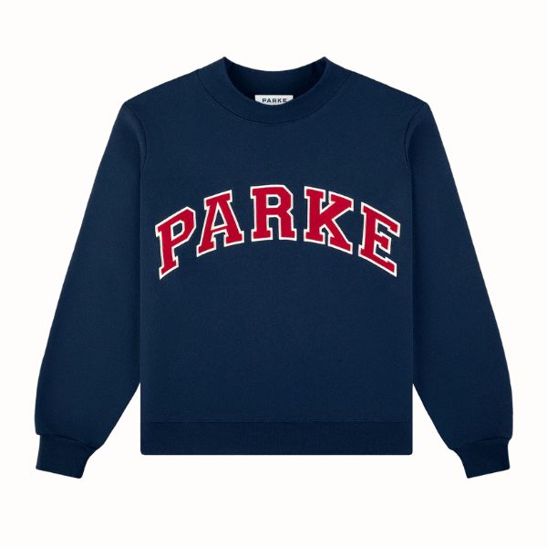 Coastal Varsity Mockneck Blue